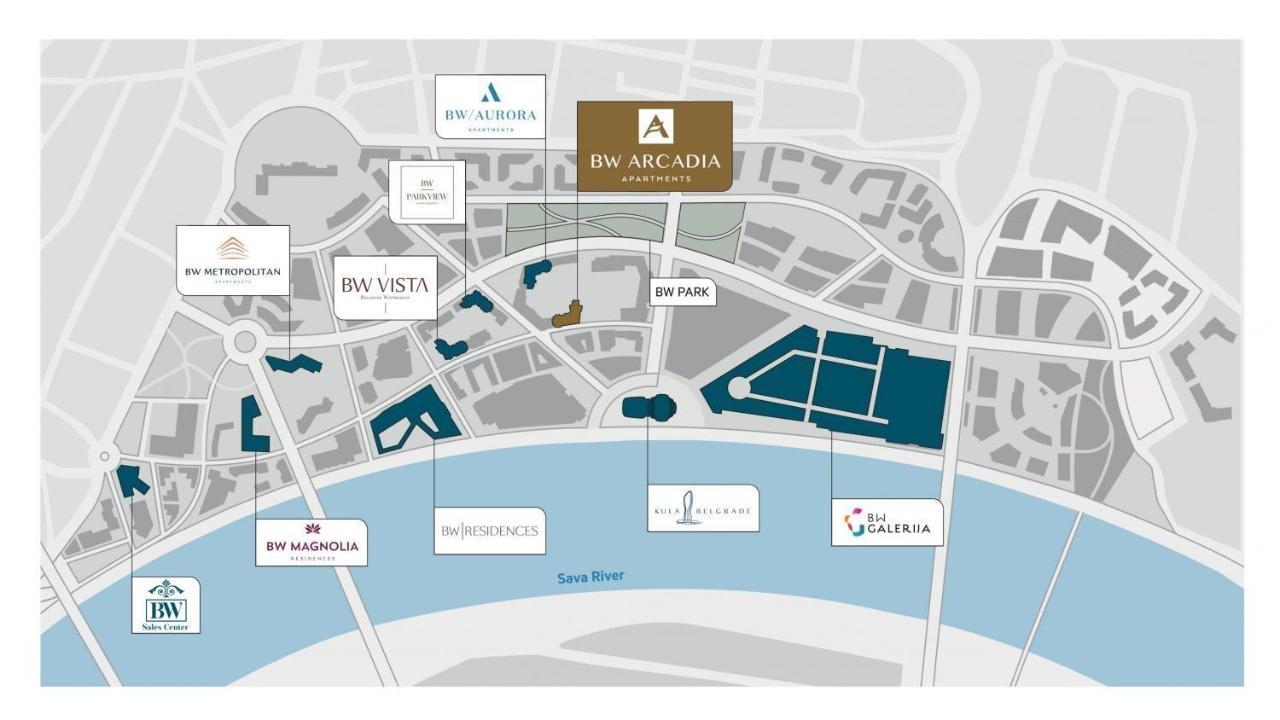 Apartamento Arcadia 22 Belgrade Waterfront Exterior foto